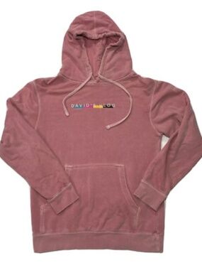 David Dobrik Official Fanjoy David’s Vlog Merch, Pink Hoodie, Medium